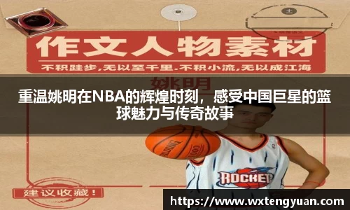 重温姚明在NBA的辉煌时刻，感受中国巨星的篮球魅力与传奇故事